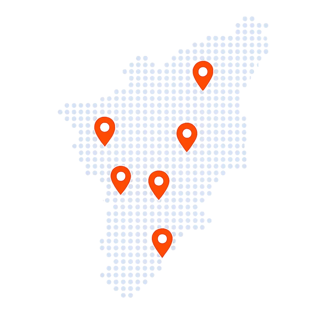 Athma Centres Map